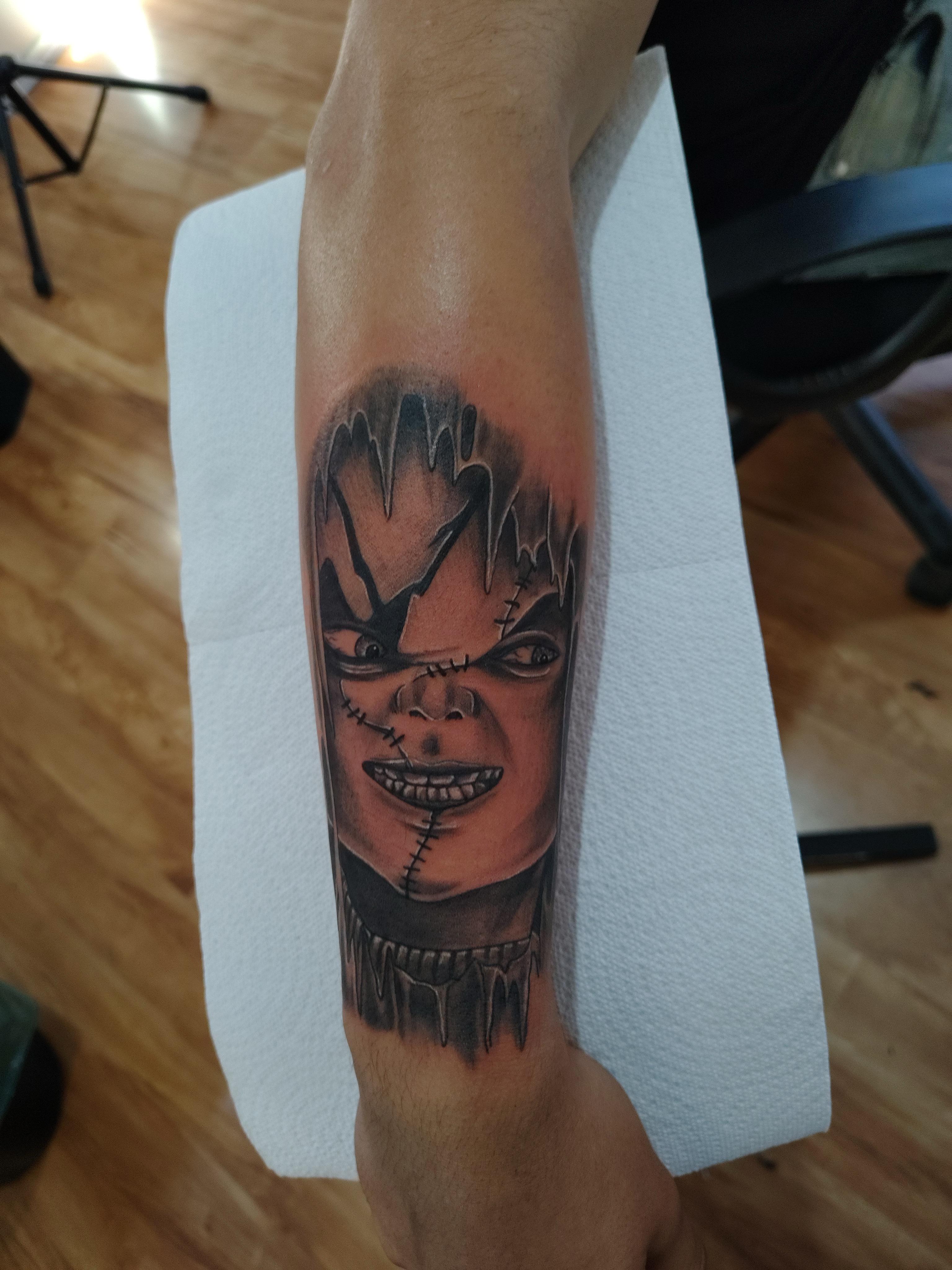 Chucky, blackwork