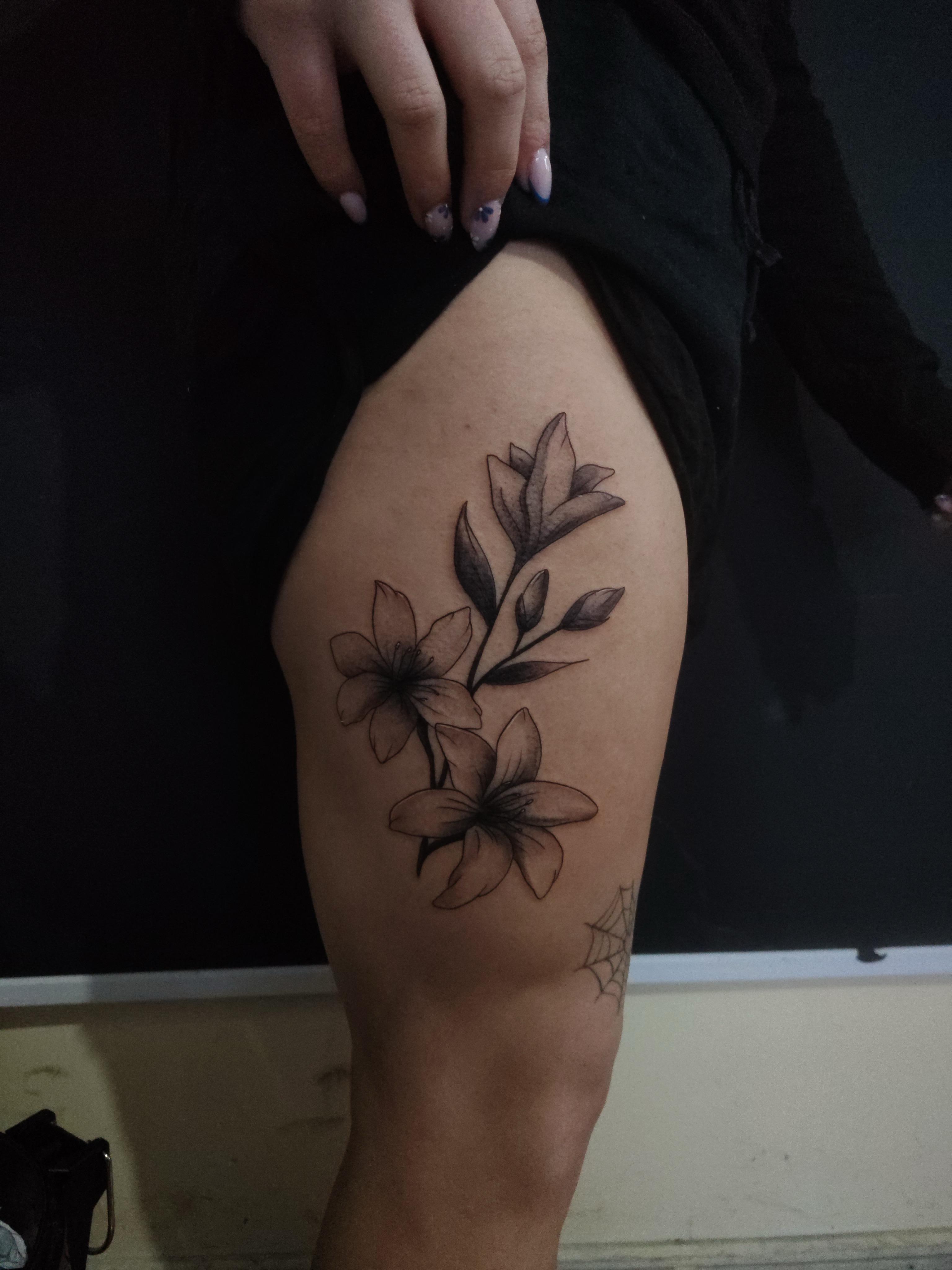 Flores de lis, fineline